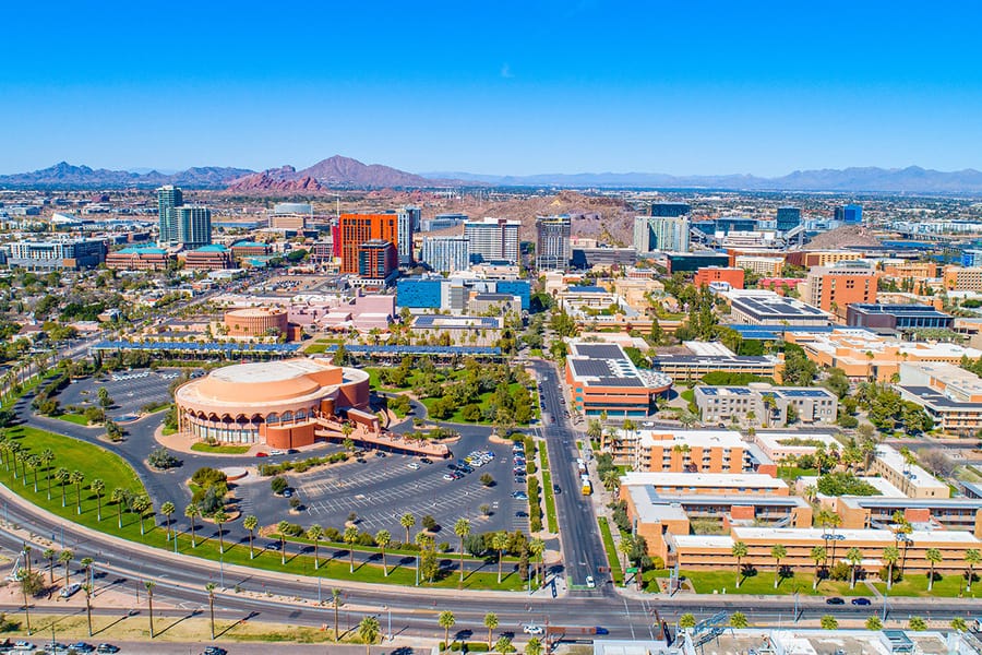 This image shows the community of Mesa in Arizona.
