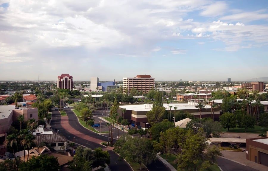 This image shows the community of Mesa in Arizona.