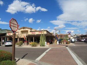 This image shows the neighborhood of Old Town Scottsdale Arizona